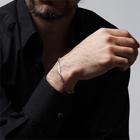 ガーデル GARDEL ブレスレット NATURAL LEAF BRACELET シルバー メンズ レディース gdb-067-sv-cz | GARDEL | 02