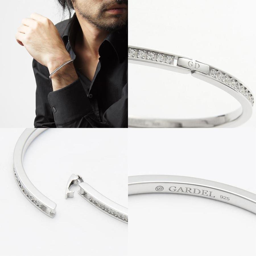 GARDEL（ガーデル） バングル ブレスレット シルバー メンズ gdb036-sv