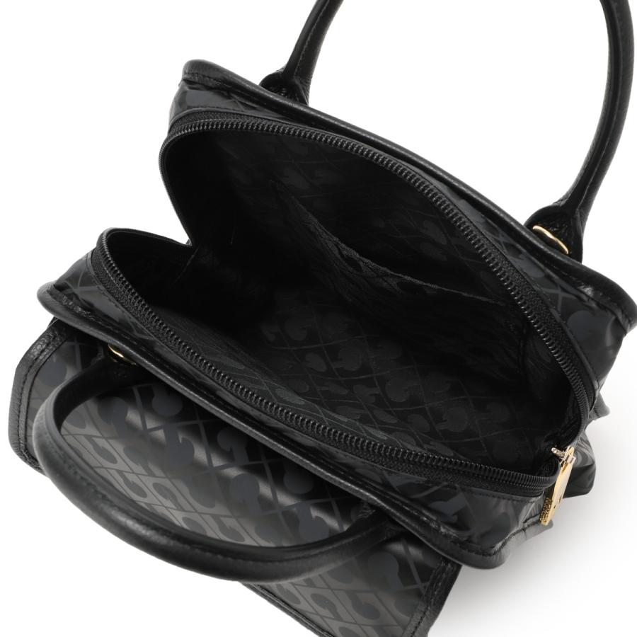 未使用✨ゲラルディーニ　ハンドバッグ　ショルダー　ソフティ　PVC 2way 黒 GHERARDINI（ゲラルディーニ） ハンドバッグ 2WAY SOFTY ソフティ