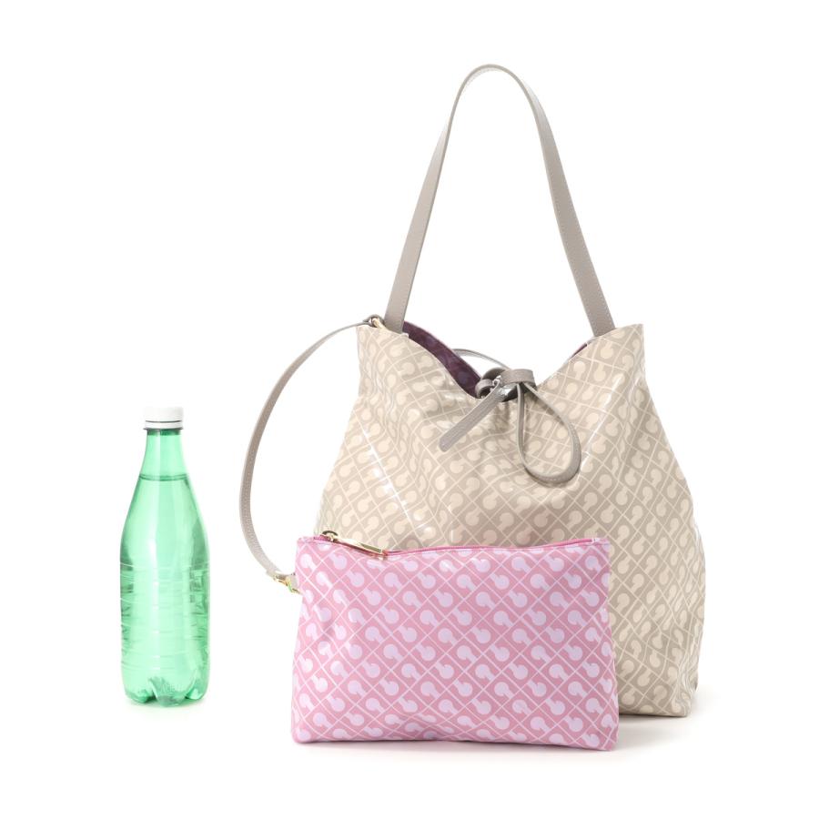 美品 ゲラルディーニ リバーシブル トートバッグ ハンドバッグ GHERARDINI（ゲラルディーニ） バッグ トート HOBO SMALL SOFTY