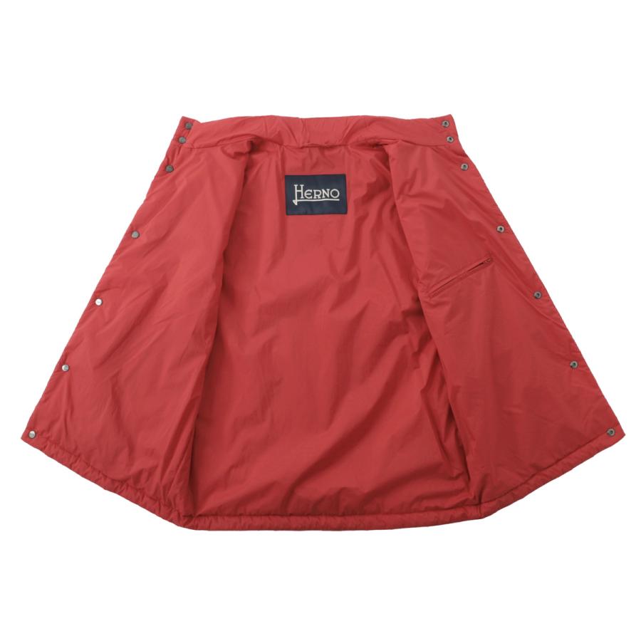 HERNO（ヘルノ） 中綿入りベスト レッド メンズ gi000298u-19288-6980