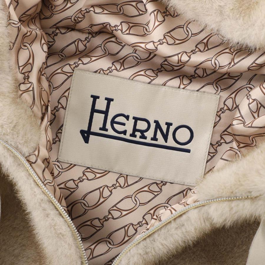 HERNO（ヘルノ） ボンバージャケット ファージャケット 大きいサイズ