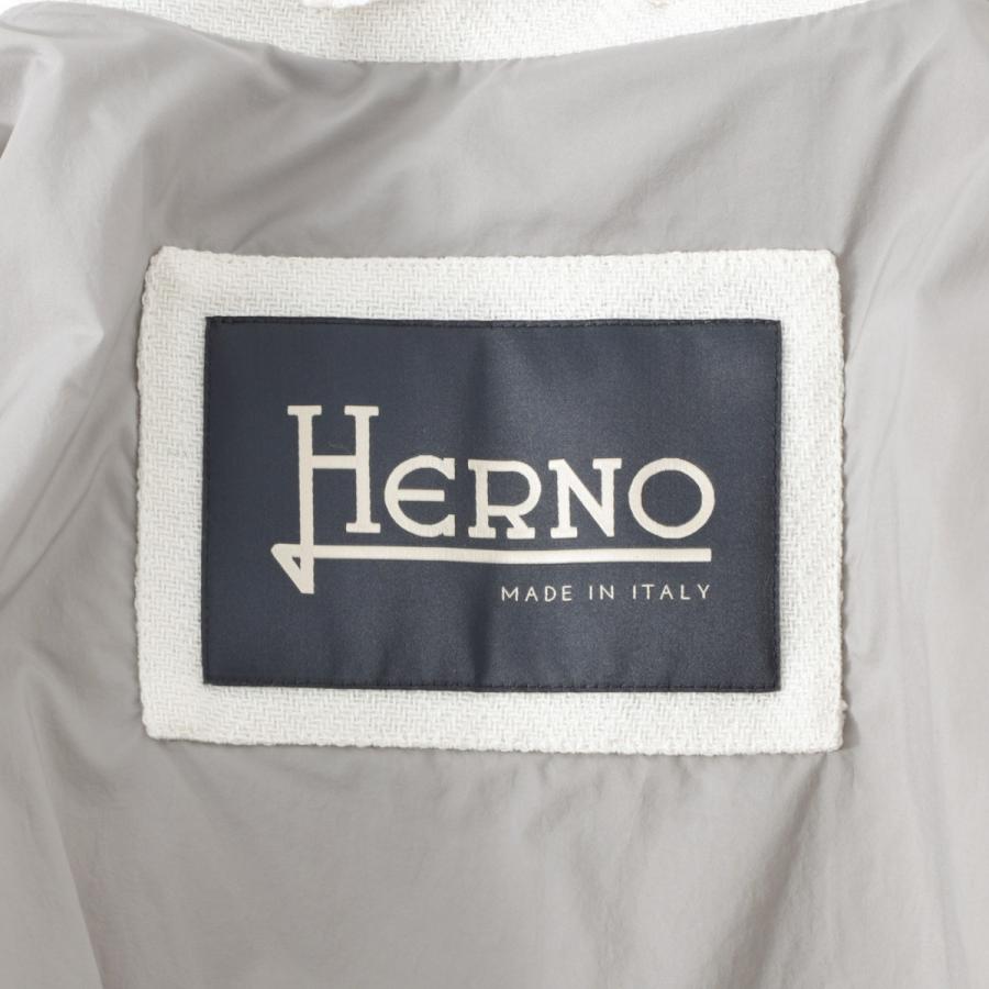 ヘルノ HERNO シャツジャケット HERNO GLOBE LAB 大きいサイズあり ホワイト メンズ gi000347u-13165-1000の画像