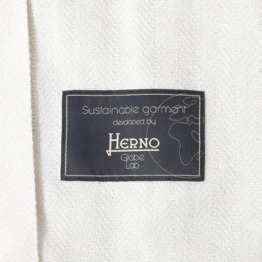 ヘルノ HERNO シャツジャケット HERNO GLOBE LAB 大きいサイズあり ホワイト メンズ gi000347u-13165-1000の画像