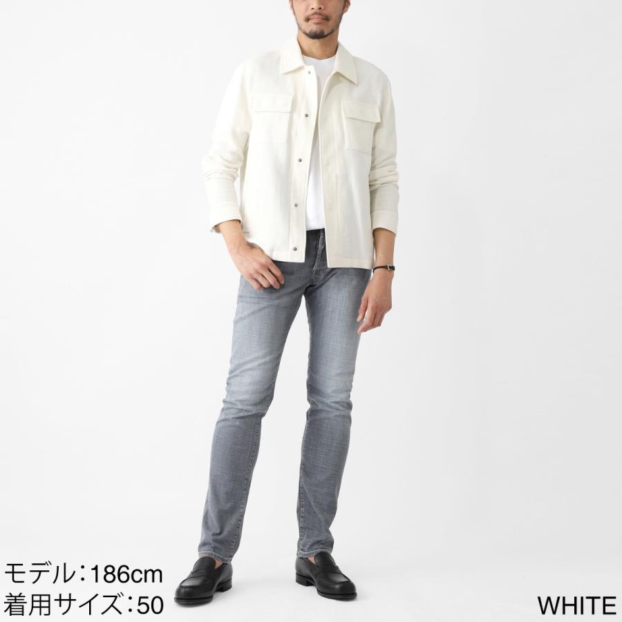 ヘルノ HERNO シャツジャケット HERNO GLOBE LAB 大きいサイズあり ホワイト メンズ gi000347u-13165-1000の画像