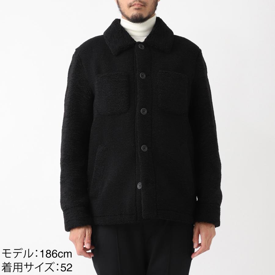 【最終価格】本日限定　HERNO サイズ42 Mサイズ　新品未使用 HERNO（ヘルノ） ボアジャケット 大きいサイズあり ブラック メンズ