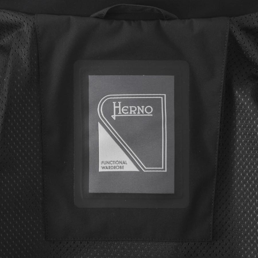 ヘルノ HERNO ブルゾン FUNCTIONAL WARDROBE 2 LAYER WINDSTOPPER ファンクショナル・ワードローブ ボンバージャケット ブラック メンズ gi000617u-12836-9300の画像