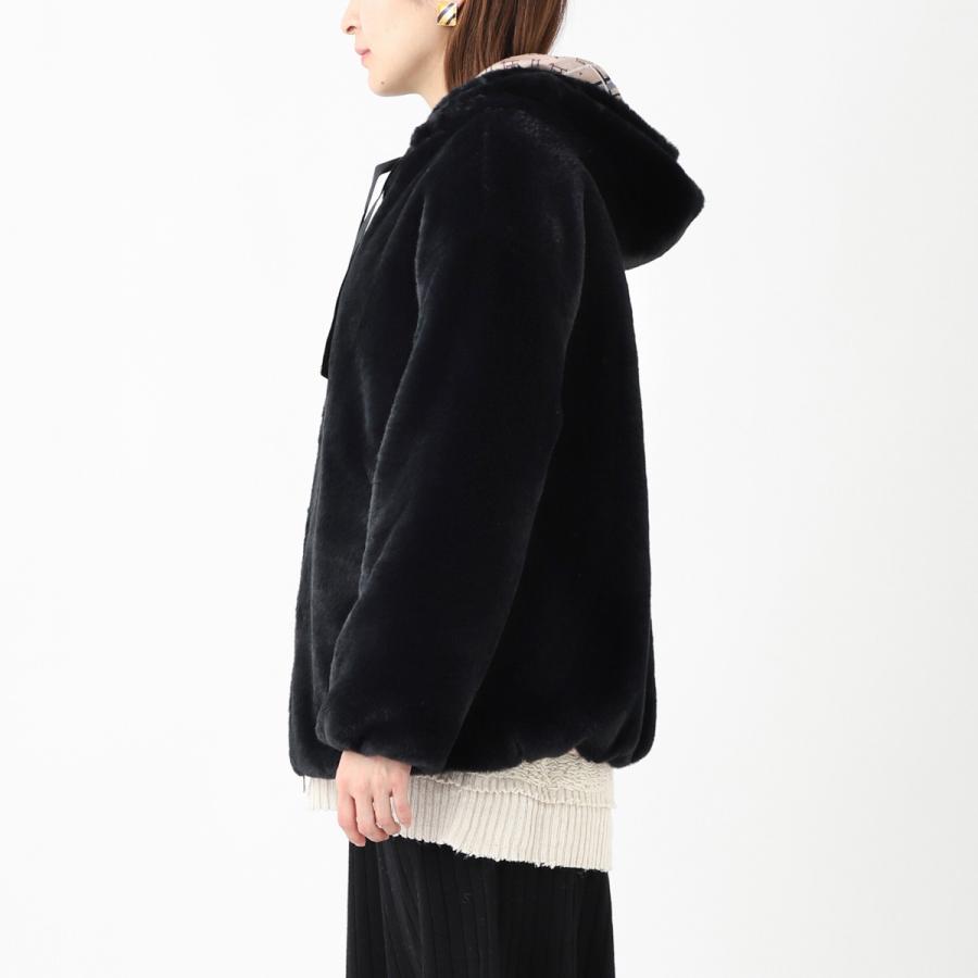 HERNO（ヘルノ） ボアジャケット SOFT OVERSIZE BOMBER 大きいサイズあり レディース gi0138d-12422 ...