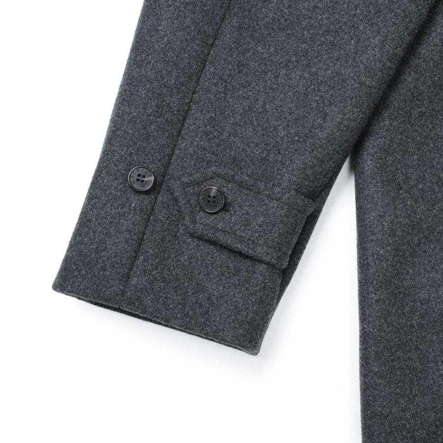 MACKINTOSH グレー モッズコート ニュークラシック TIVERTON（ティバートン）フリースボンディング