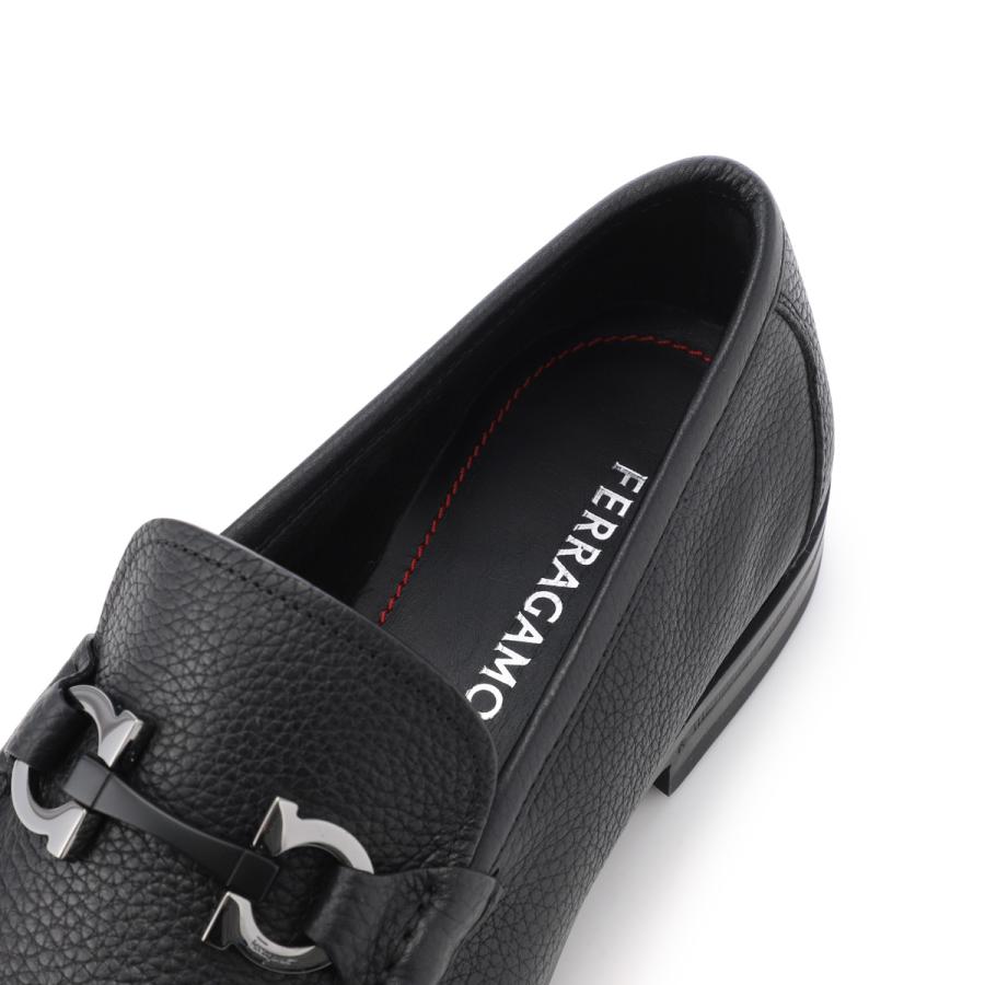 フェラガモ FERRAGAMO ビットローファー GRANDIOSO モカシン 大きいサイズあり ブラック メンズ grandioso-29392-642848-neroの画像