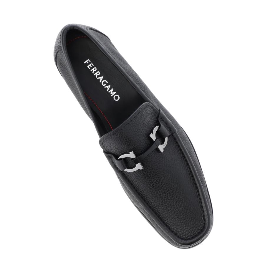 フェラガモ FERRAGAMO ビットローファー GRANDIOSO モカシン 大きいサイズあり ブラック メンズ grandioso-29392-642848-neroの画像