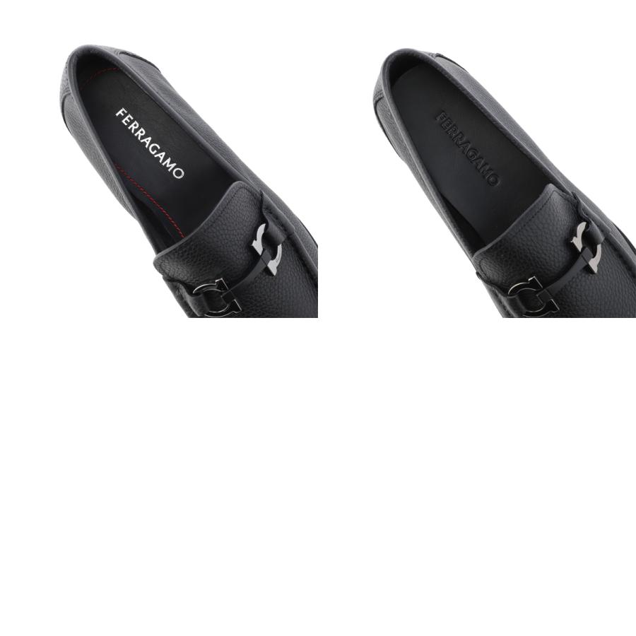 フェラガモ FERRAGAMO ビットローファー GRANDIOSO モカシン 大きいサイズあり ブラック メンズ grandioso-29392-642848-neroの画像