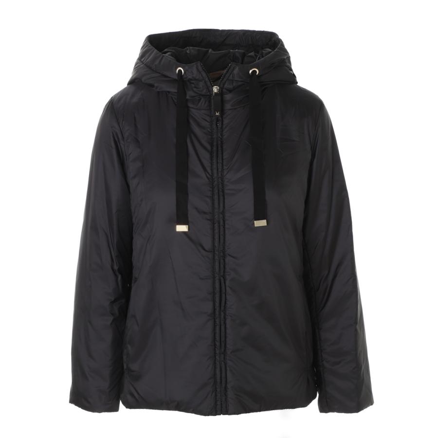 MAX MARA THE CUBE フーデッド ブルゾン ケープ　Ｍ　ブラック マックスマーラ ザ キューブ コート MAX MARA THE CUBE ブルゾン