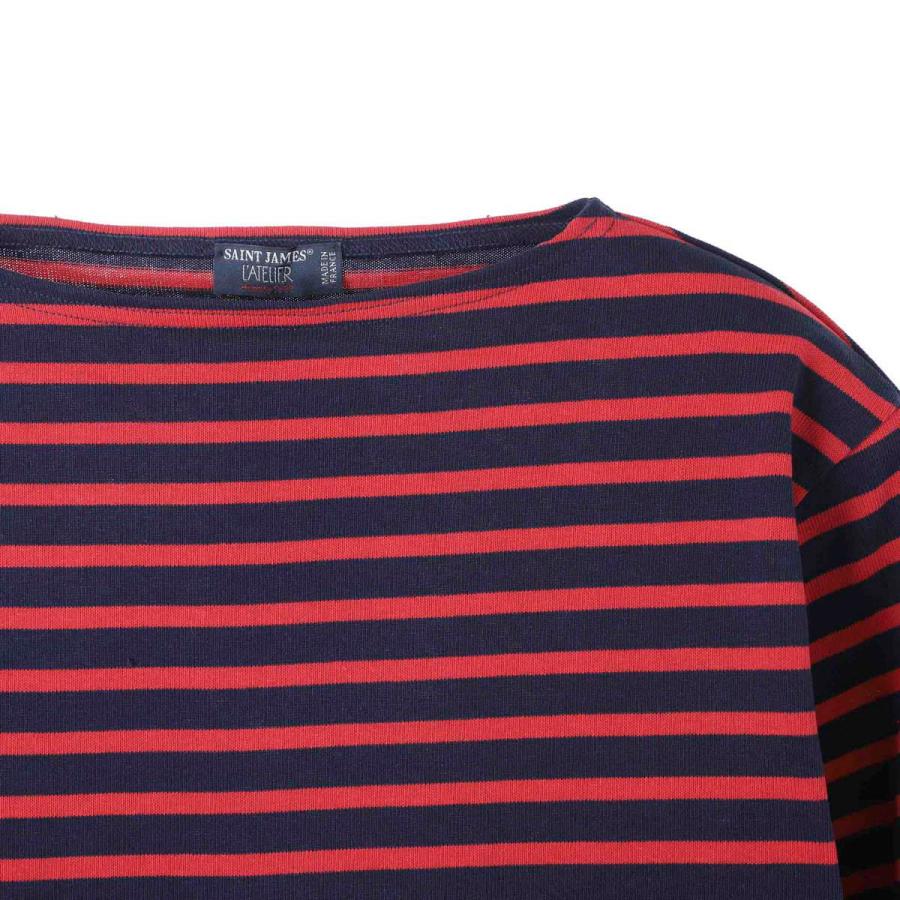 【美品】セントジェームス　ギルド　サイズ3 ボードネック SAINT JAMES（セントジェームス） ロンT 長袖 Tシャツ ギルド