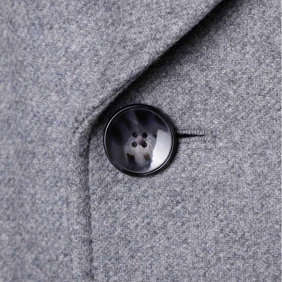 45rpm ハチノスカノコ　ダブルブレストコート　グレー　大きいサイズ 美品] 45rpm ハチノスカノコダブルブレストコートグレー大きいサイズ