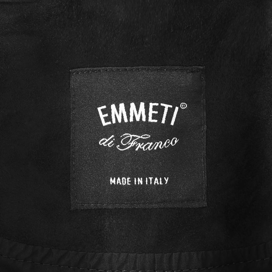 エンメティ EMMETI レザージャケット H UOMO アッカウォモ 干場義雅氏コラボモデル  ライダースジャケット 大きいサイズあり グレー メンズの画像