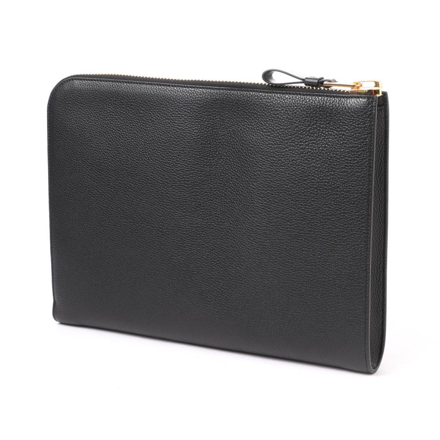 トムフォード TOM FORD クラッチバッグ GRAIN LEATHER BUCKLEY ZIP PORTFOLIO ドキュメントケース