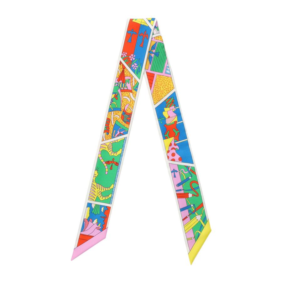 【美品】HERMES エルメス ツイリー FACTORY SUITE エルメス(Hermes) ツイリー Factory Suite