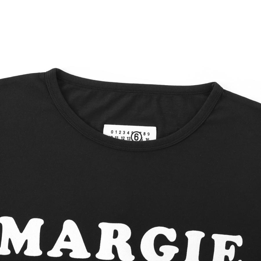 MM6 Maison Margiela ロゴ クルーネック ドッキングカットソー MM6 エムエム 6 メゾンマルジェラ Maison Margiela クルーネック T