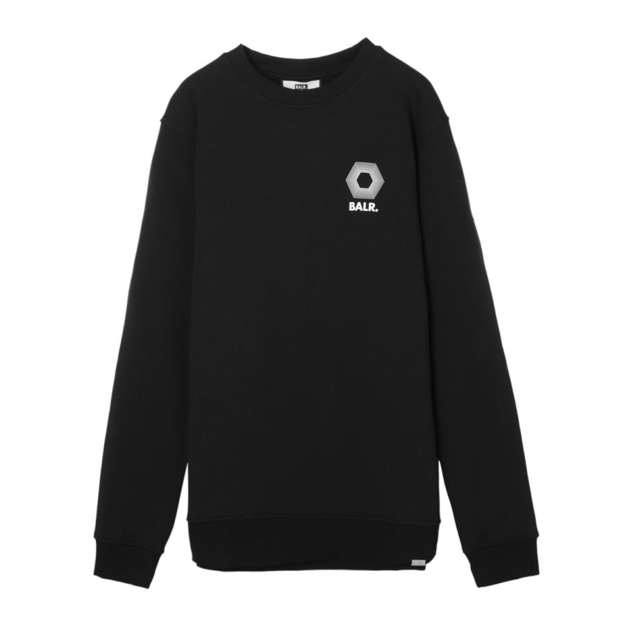 BALR. ボーラー スウェット ブラック メンズ olaf-straight-h2s-hex 