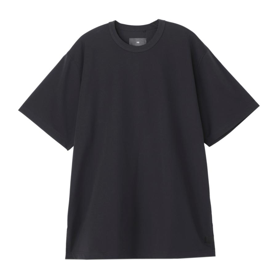 Y-3 ワイスリー 半袖 Tシャツ M ブラック スリーライン ゆるだぼ Y-3 ワイスリー クルーネック半袖Tシャツ ブラック メンズ レディース