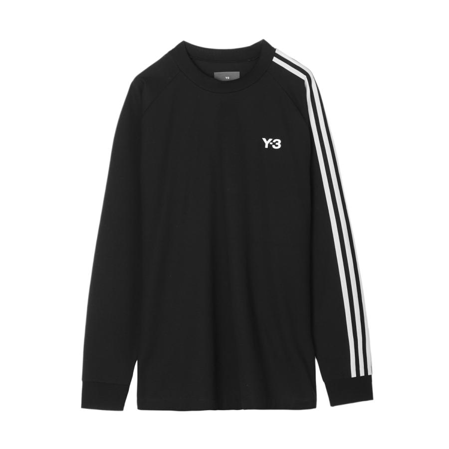 Y-3 ワイスリー クルーネック 長袖Tシャツ 3S LS TEE ブラック メンズ