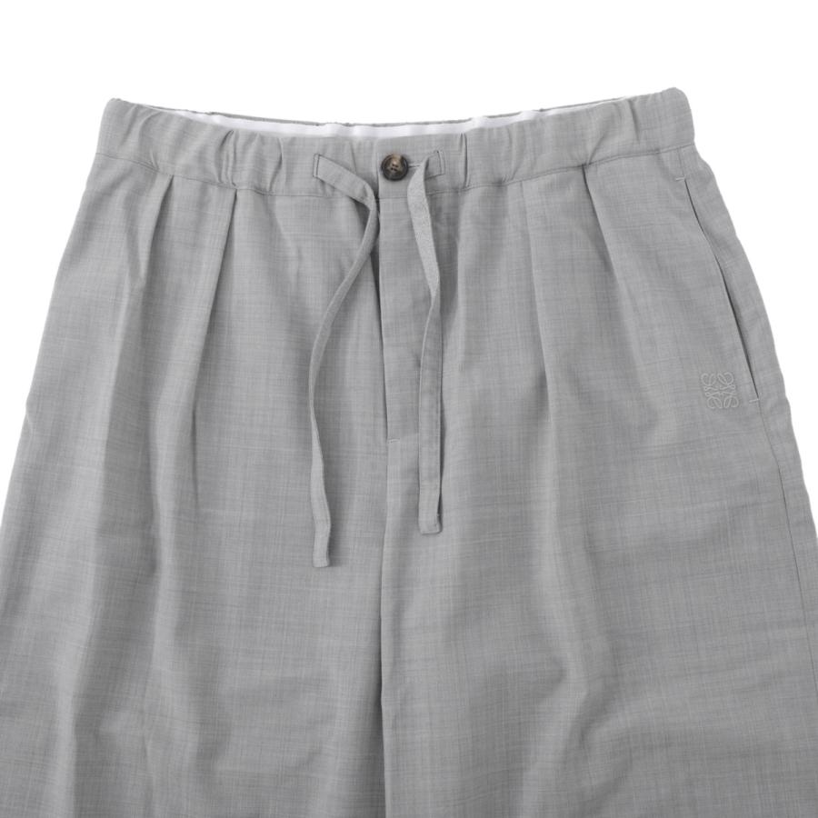 ロエベ LOEWE ウールパンツ DRAWSTRING TROUSERS トラウザーズ グレー メンズ h526y04wh5-1120の画像