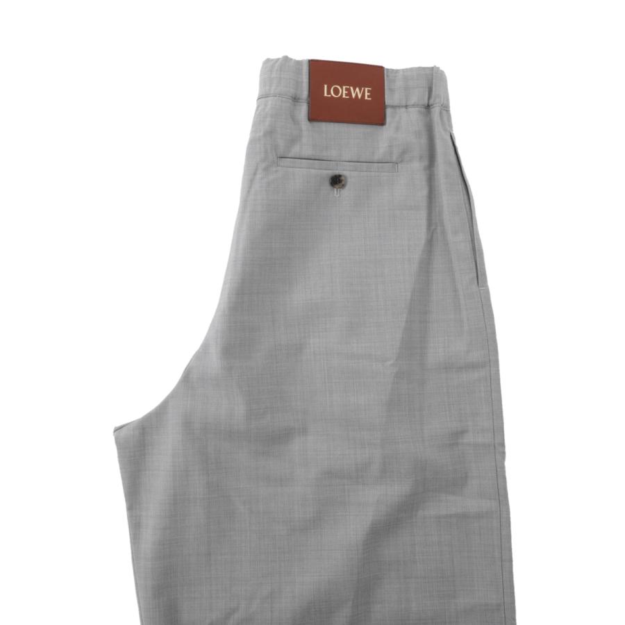 ロエベ LOEWE ウールパンツ DRAWSTRING TROUSERS トラウザーズ グレー メンズ h526y04wh5-1120の画像
