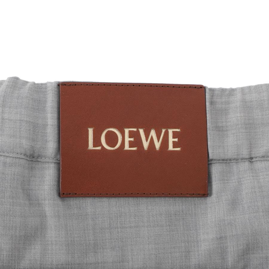 ロエベ LOEWE ウールパンツ DRAWSTRING TROUSERS トラウザーズ グレー メンズ h526y04wh5-1120の画像