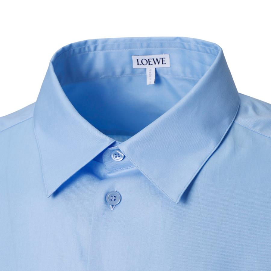 LOEWE ロエベ 長袖レギュラーカラーシャツ ANAGRAM POCKET SHIRT