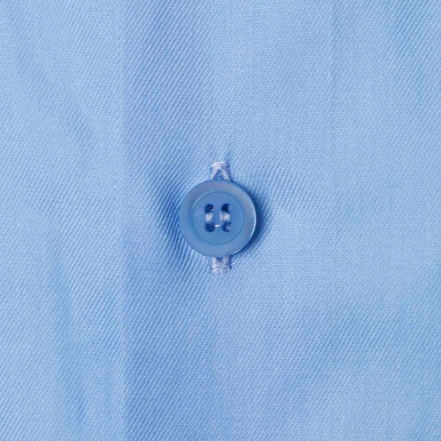ロエベ LOEWE 長袖レギュラーカラーシャツ ANAGRAM POCKET SHIRT ブルー メンズ h526y05wb1-5690｜mb-y｜07