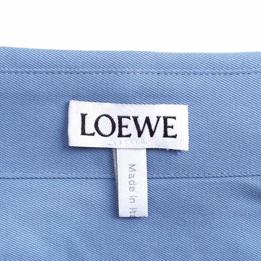 LOEWE ロエベ 長袖レギュラーカラーシャツ ブルー メンズ LOEWE ロエベ 長袖レギュラーカラーシャツ ブルー メンズ