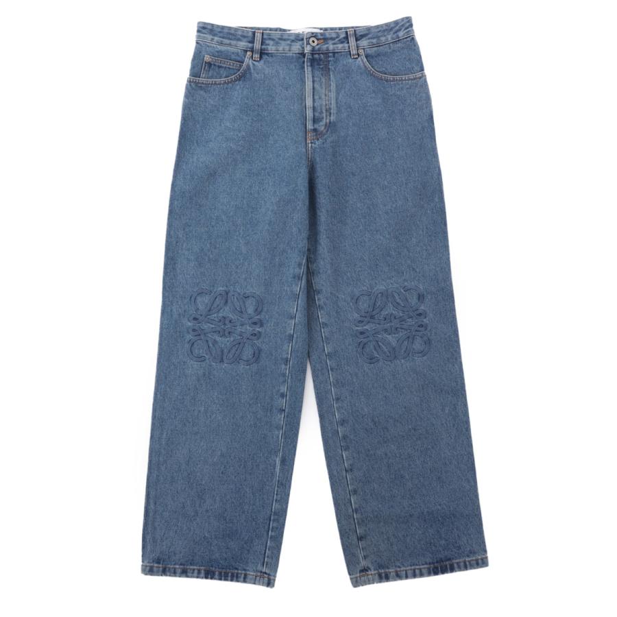 【希少】LOEWE ジーンズ　Navy CulotteJeans デニム　ロエベ 希少】LOEWE ジーンズ Navy CulotteJeans デニム ロエベ 楽天