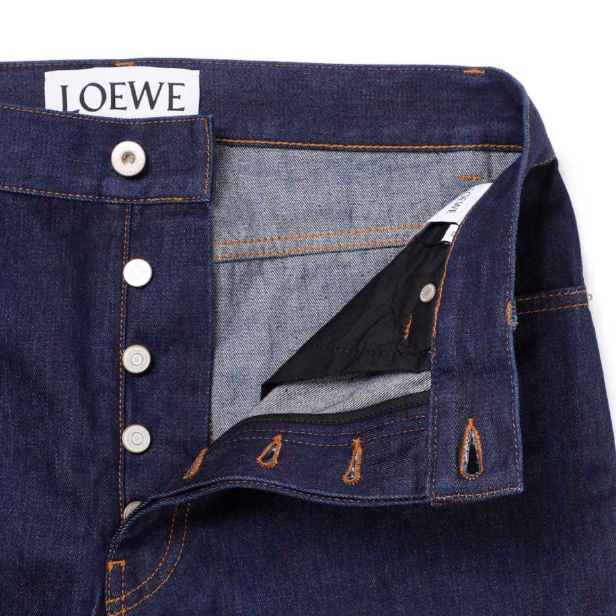 ロエベ LOEWE ボタンフライジーンズ FISHERMAN TURN UP JEANS フィッシャーマンデニム ブルー メンズ h526y11x41-5820｜mb-y｜02