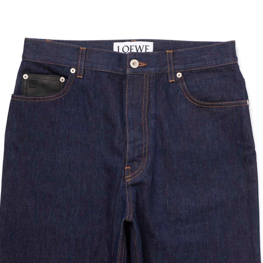 ロエベ LOEWE ボタンフライジーンズ FISHERMAN TURN UP JEANS