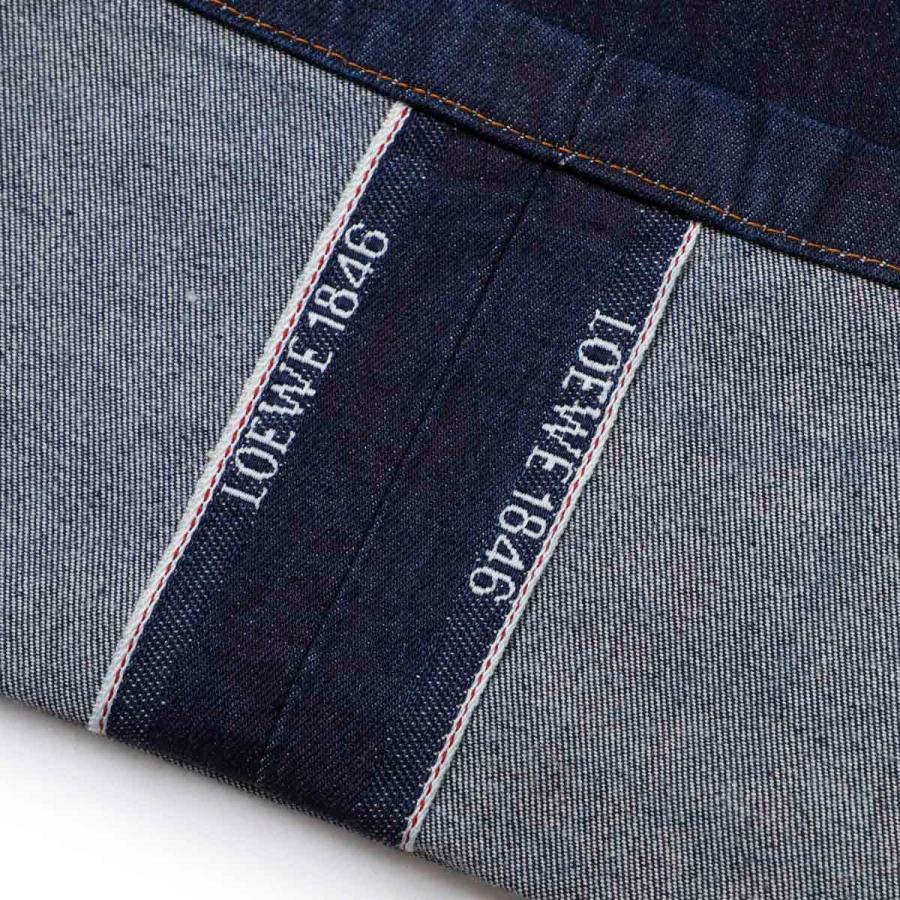 ロエベ LOEWE ボタンフライジーンズ FISHERMAN TURN UP JEANS フィッシャーマンデニム ブルー メンズ h526y11x41-5820｜mb-y｜07