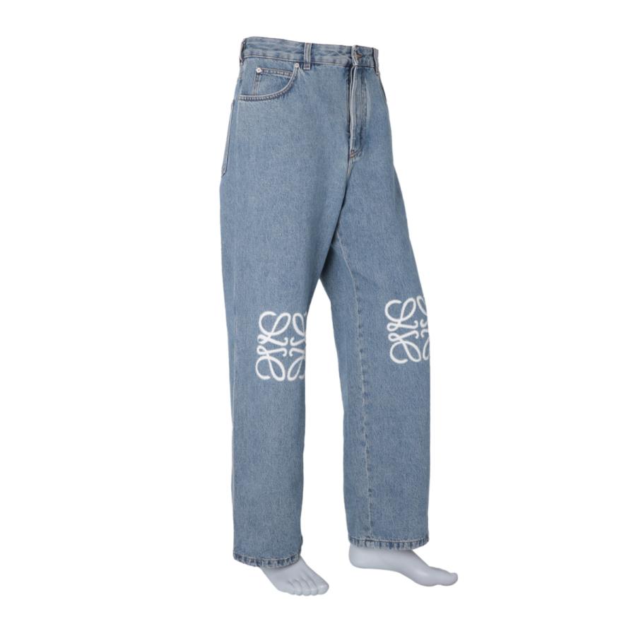 LOEWE ロエベ ボタンフライジーンズ ANAGRAM BAGGY JEANS AF