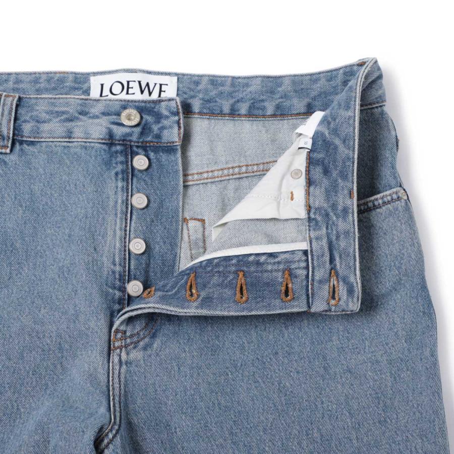 LOEWE ロエベ ボタンフライジーンズ ANAGRAM BAGGY JEANS AF