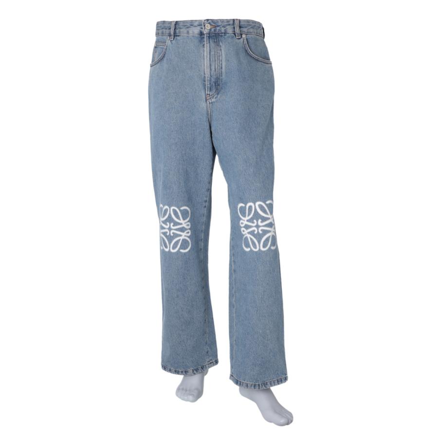 LOEWE（ロエベ） ボタンフライジーンズ ANAGRAM BAGGY JEANS AF バギー