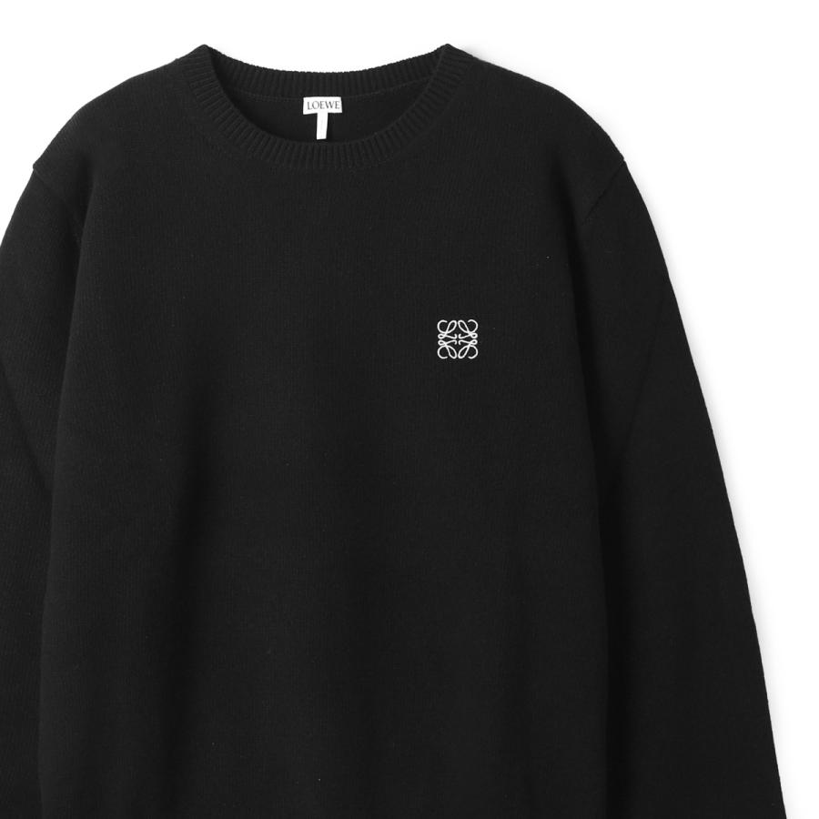 LOEWE（ロエベ） クルーネックニット セーター ブラック メンズ