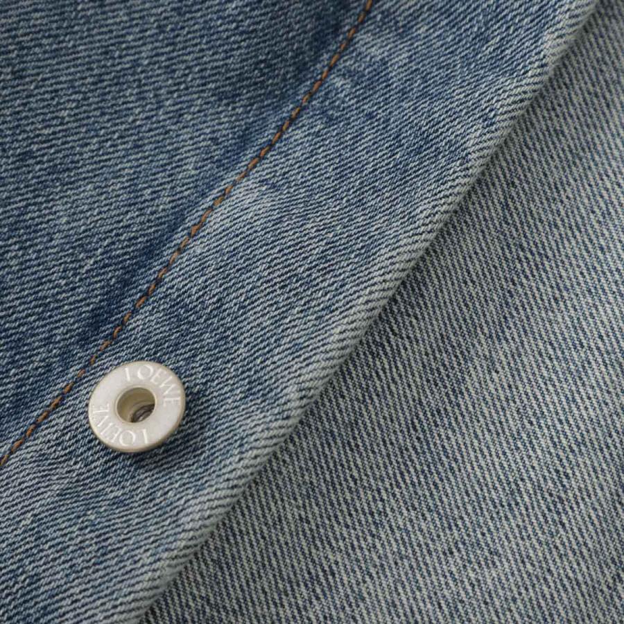 LOEWE 22SS ロエベ 国内正規 34 デニムロゴシャツ　ジャケット 楽天市場】ロエベ LOEWE シャツジャケット デニムジャケット