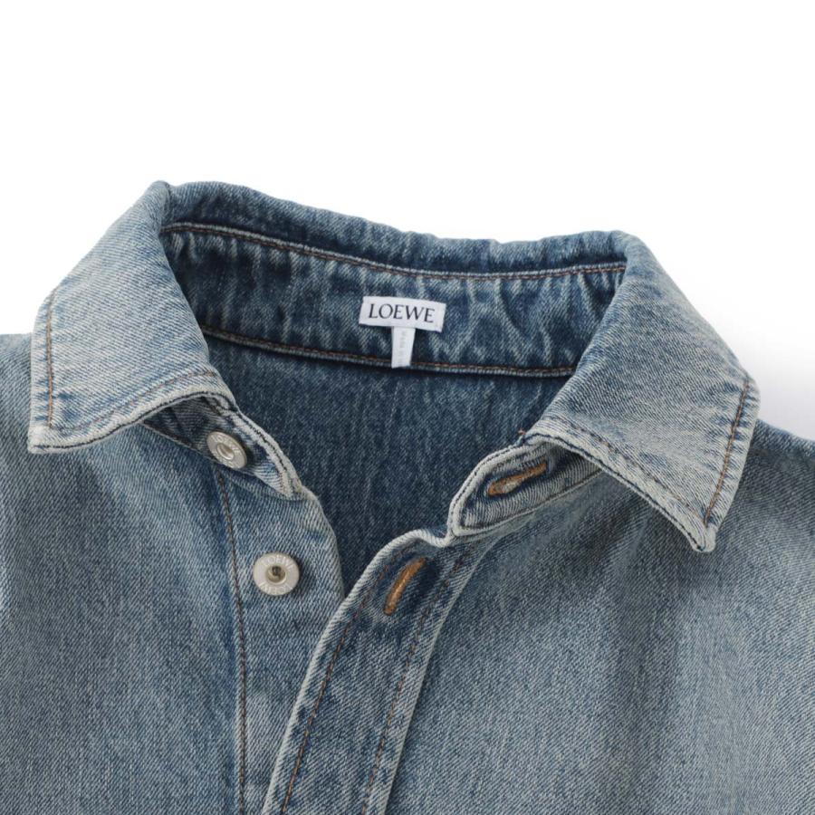 LOEWE ロエベ シャツジャケット ANAGRAM OVERSHIRT デニム