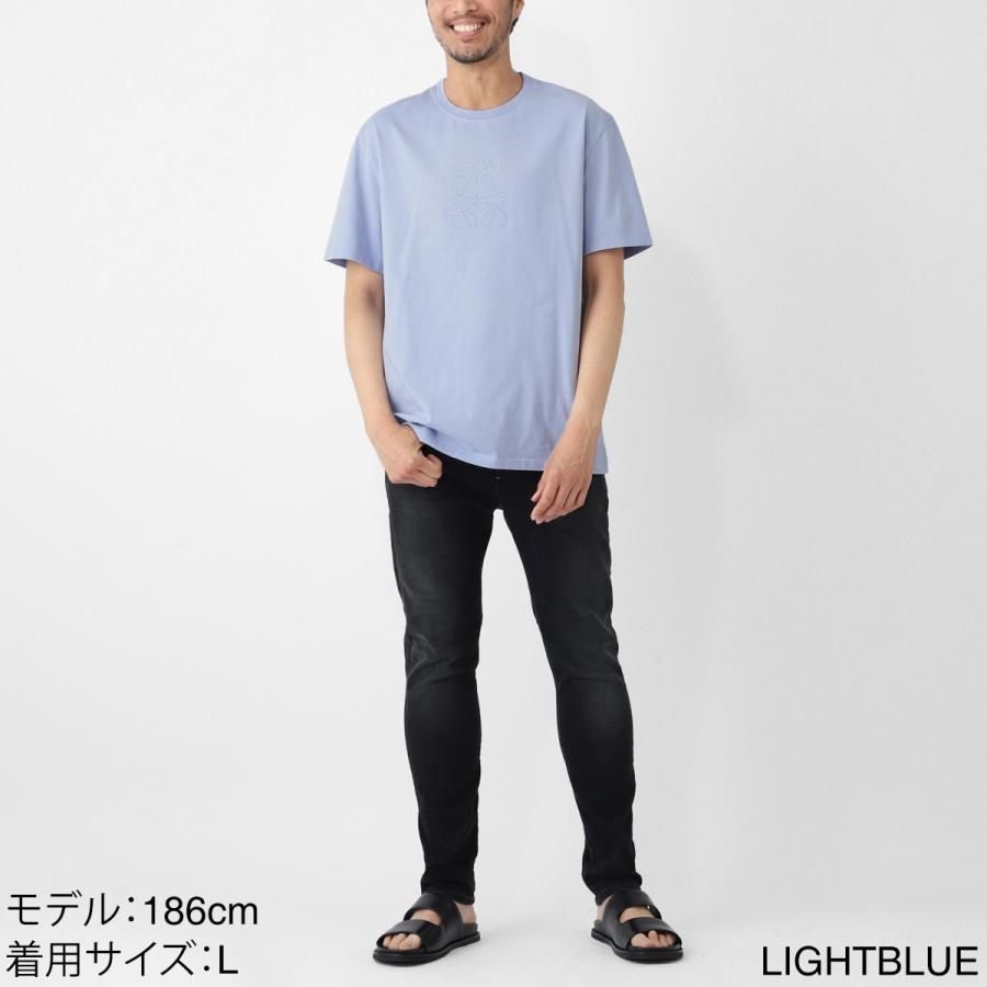 LOEWE（ロエベ） クルーネック Tシャツ RELAXED FIT T-SHIRT ブルー