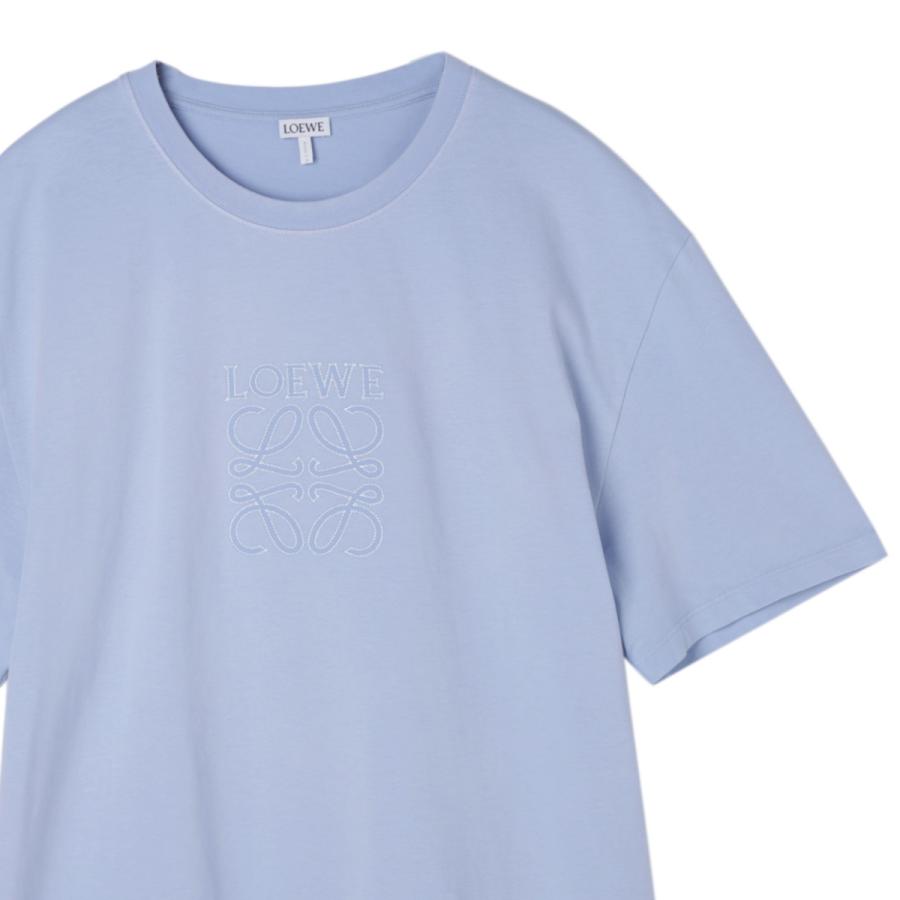 LOEWE（ロエベ） クルーネック Tシャツ RELAXED FIT T-SHIRT ブルー