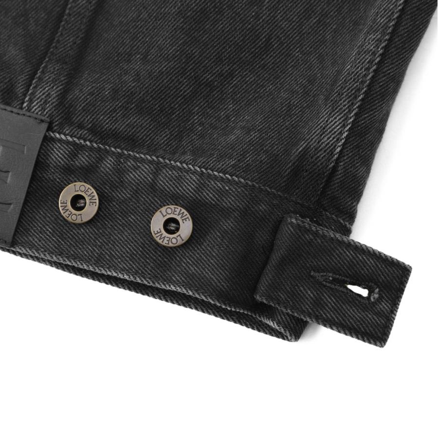 LOEWE（ロエベ） デニムジャケット ANAGRAM JACKET ブラック メンズ