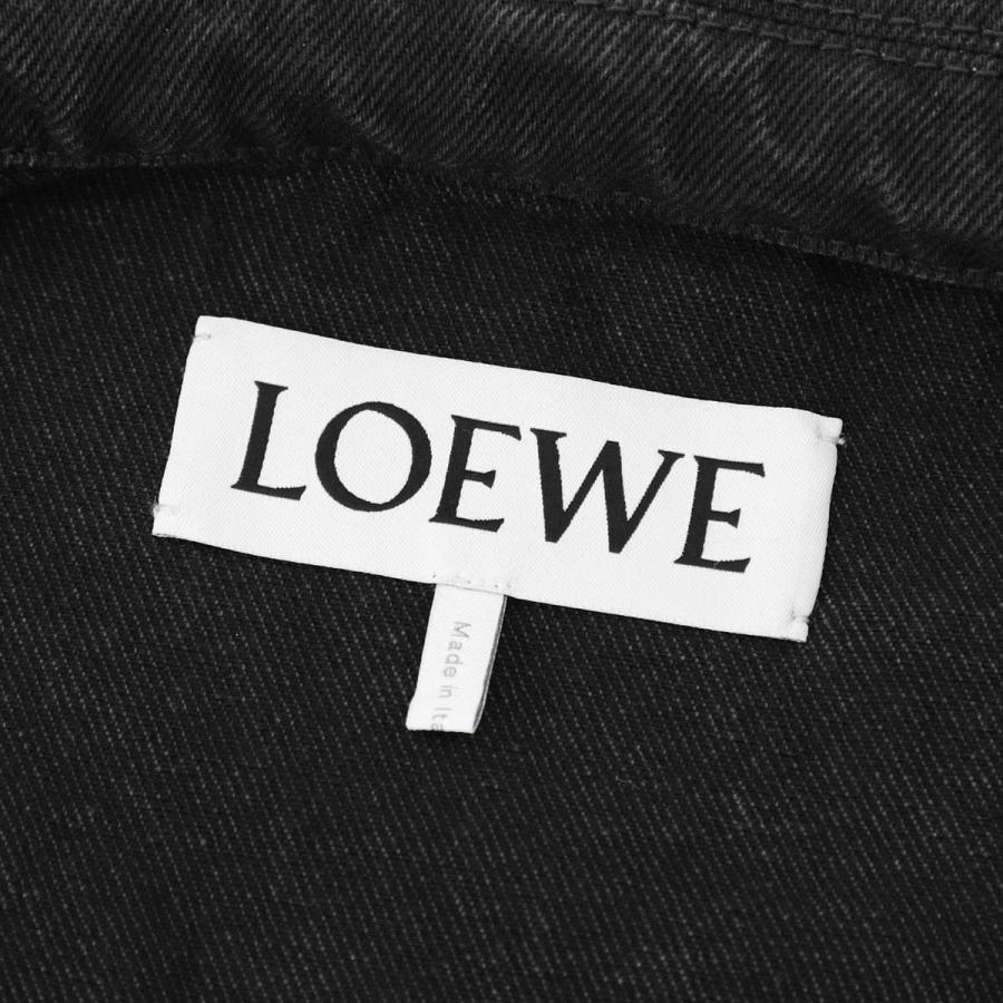 LOEWE（ロエベ） デニムジャケット ANAGRAM JACKET ブラック メンズ