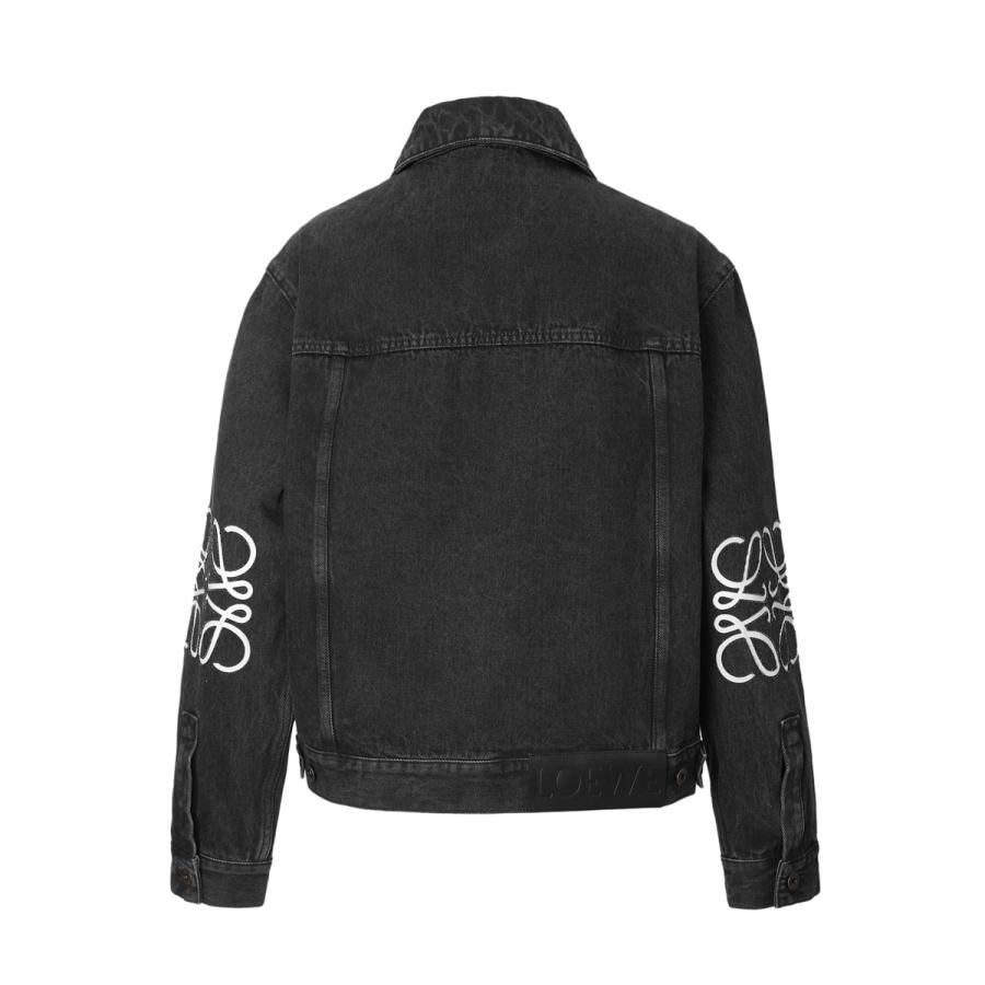 LOEWE ロエベ デニムジャケット ANAGRAM JACKET ブラック メンズ