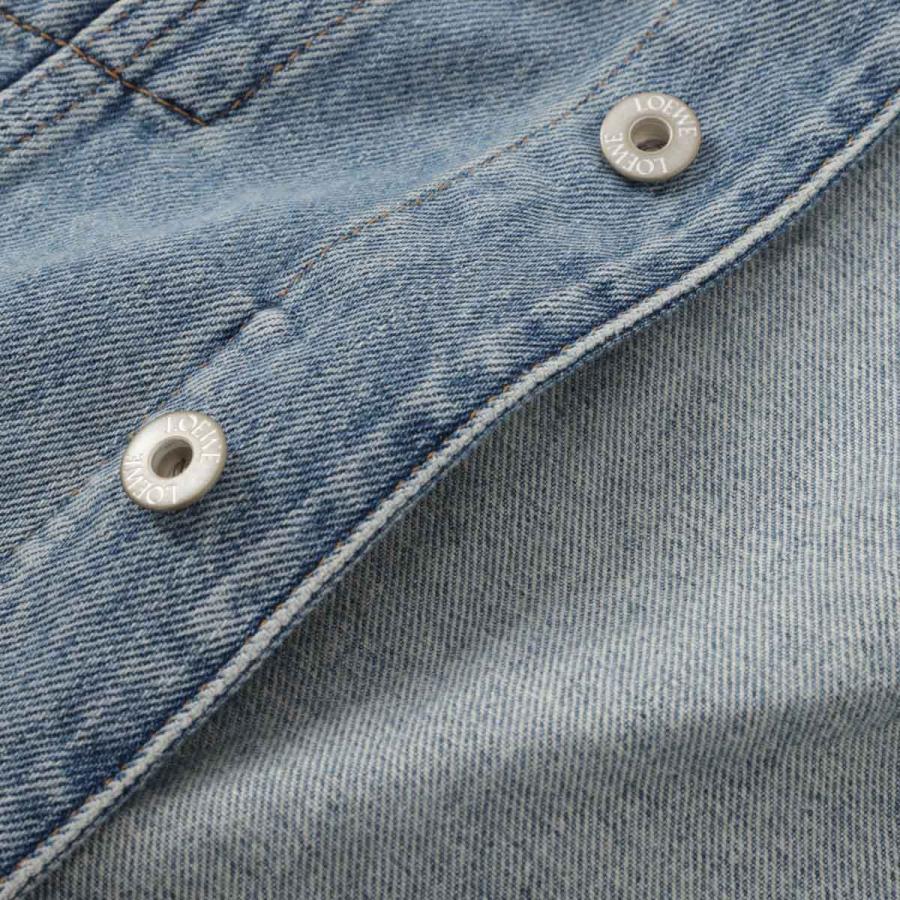 LOEWE ロエベ デニムジャケット ANAGRAM JACKET ブルー メンズ