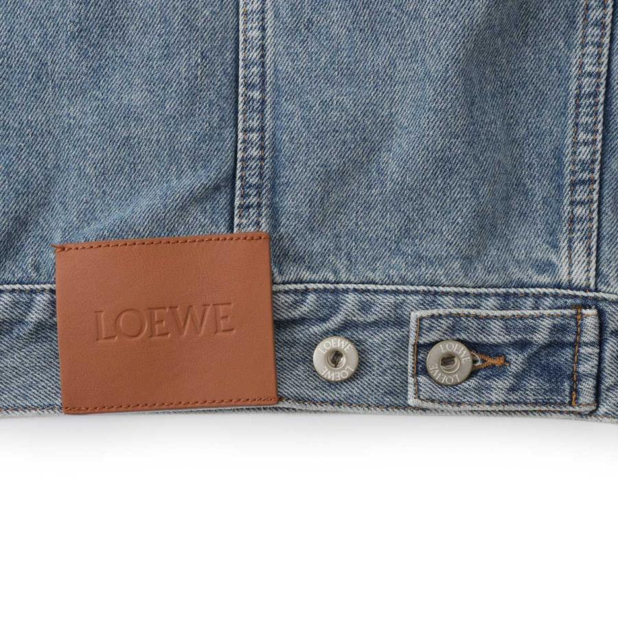 LOEWE ロエベ デニムジャケット ANAGRAM JACKET ブルー メンズ