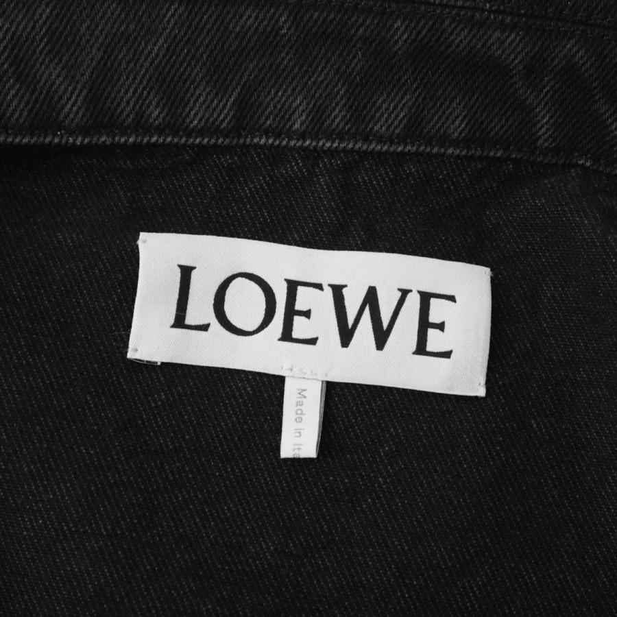 LOEWE（ロエベ） デニムジャケット ANAGRAM JACKET ブラック メンズ